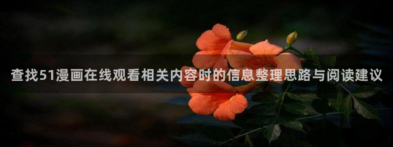 漫画完整版:查找51漫画在线观看相关内容时的信息整理思路与阅读建议
